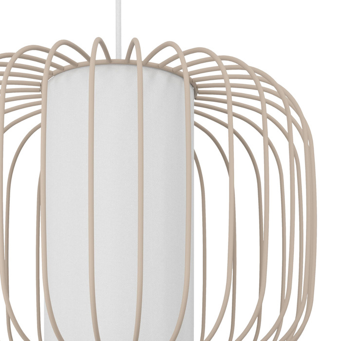 Eglo Terrarosa pendel Ø28,5 sand/hvid